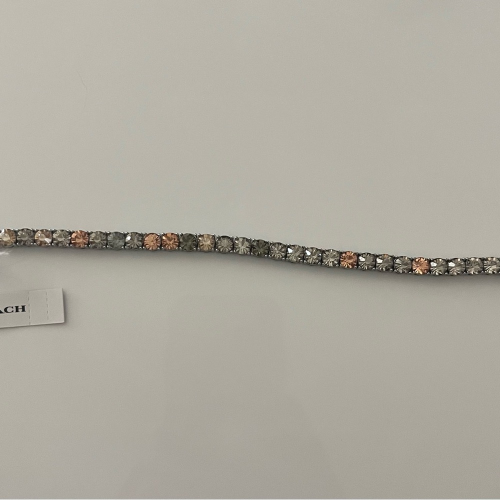 Coach Silver and Gold Crystal Bracelet - Picture 4 of 12
